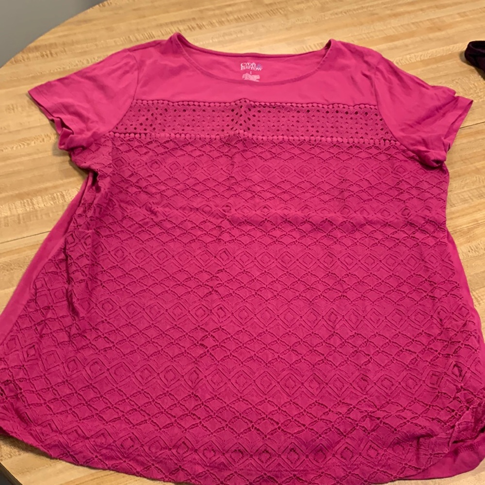 Pink summer tee shirt light weight